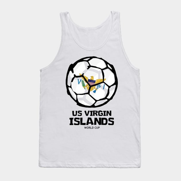 US Virgin Islands Football Country Flag Tank Top by KewaleeTee